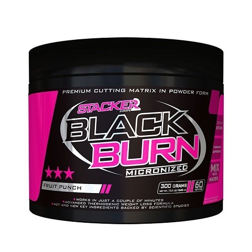 Stacker2 Black Burn Micronized (300g) Fruit Punch