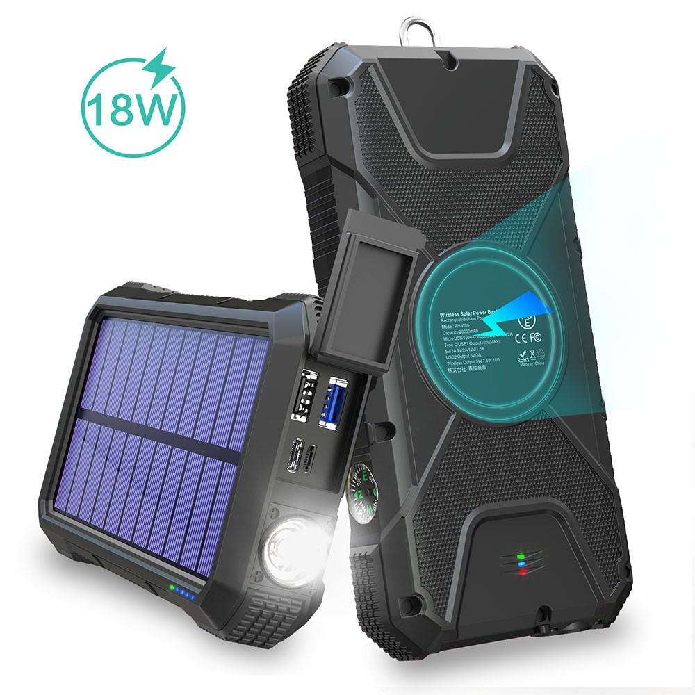 20000mAh QC3.0 &PD brzo punjenje Power Bank za bežično punjenje
