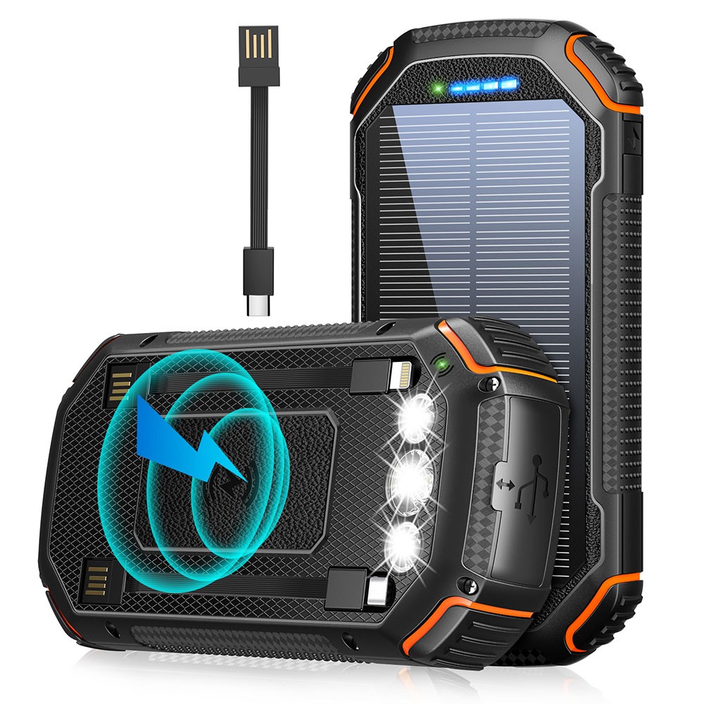 20000mAh bežični punjač solarna baterija