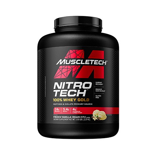 Muscletech Nitro Tech 100% Whey Gold (5lbs) French Vanilla Cream