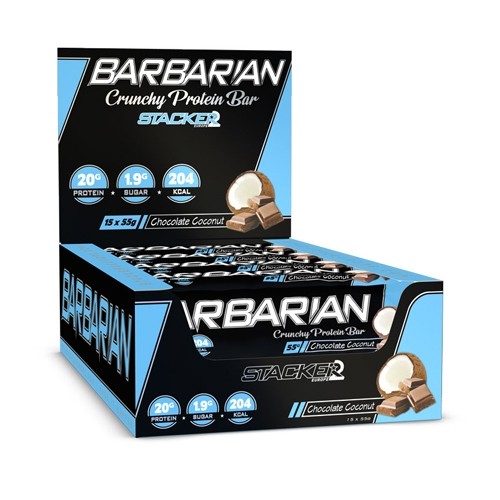 Stacker2 Barbarian Bar (15x55g) Cookies & Cream