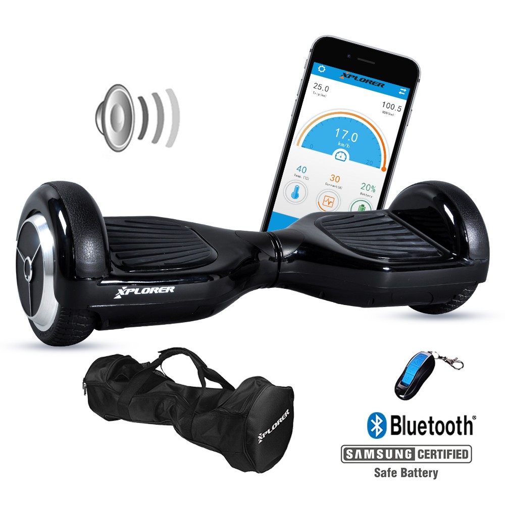 Xplorer Hoverboard City black 6" v2