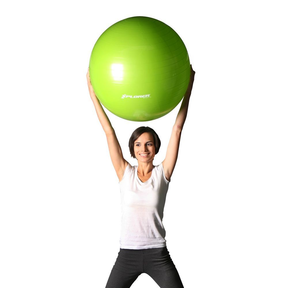 Pilates lopta 65cm (zelena) + pumpa Xplorer