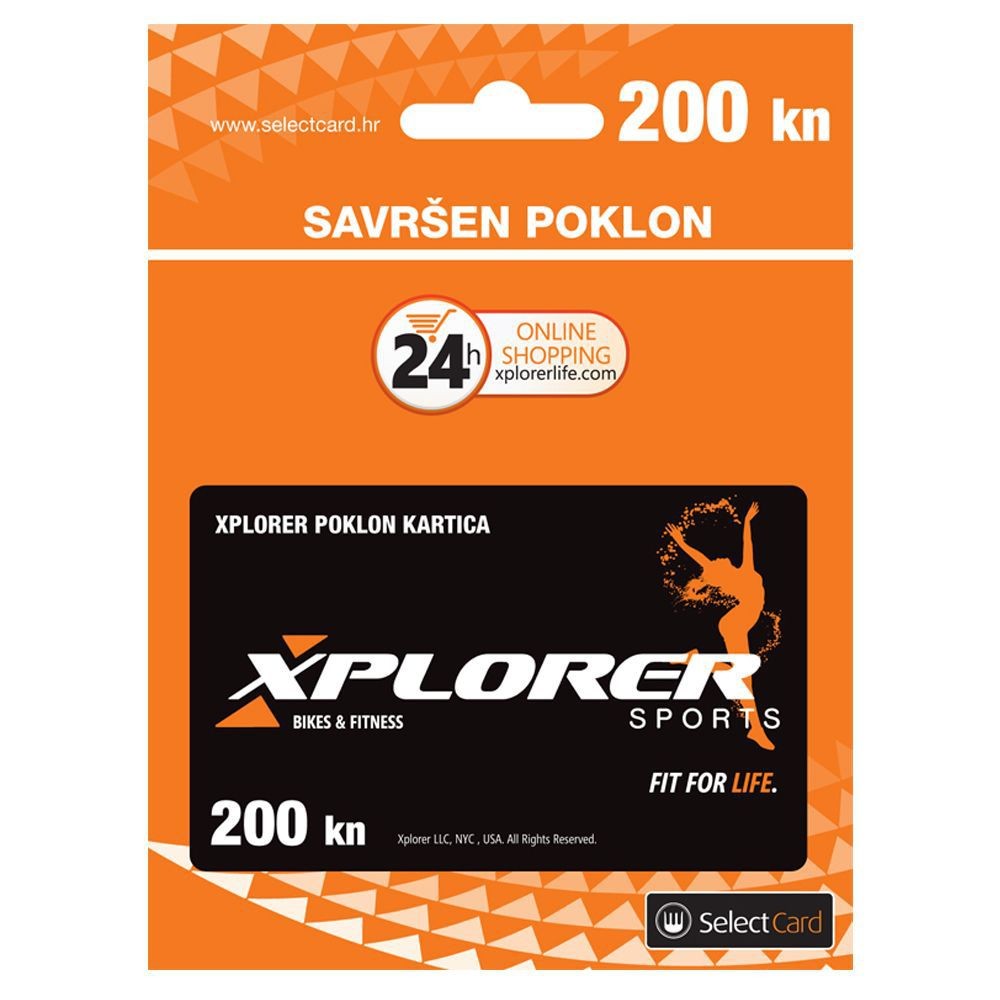 Xplorer poklon kartica