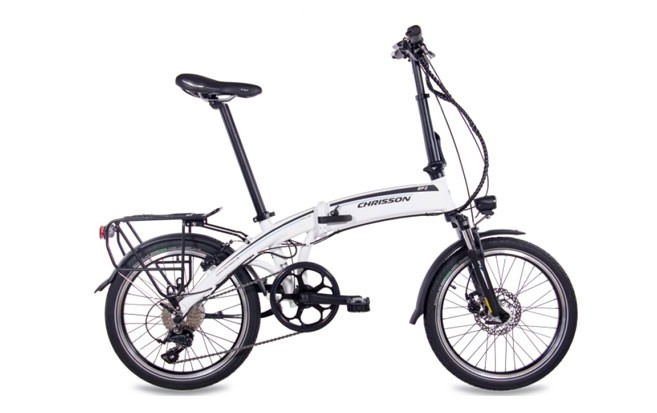 Xplorer Sklopivi Električni bicikl CHRISSON EF2 White