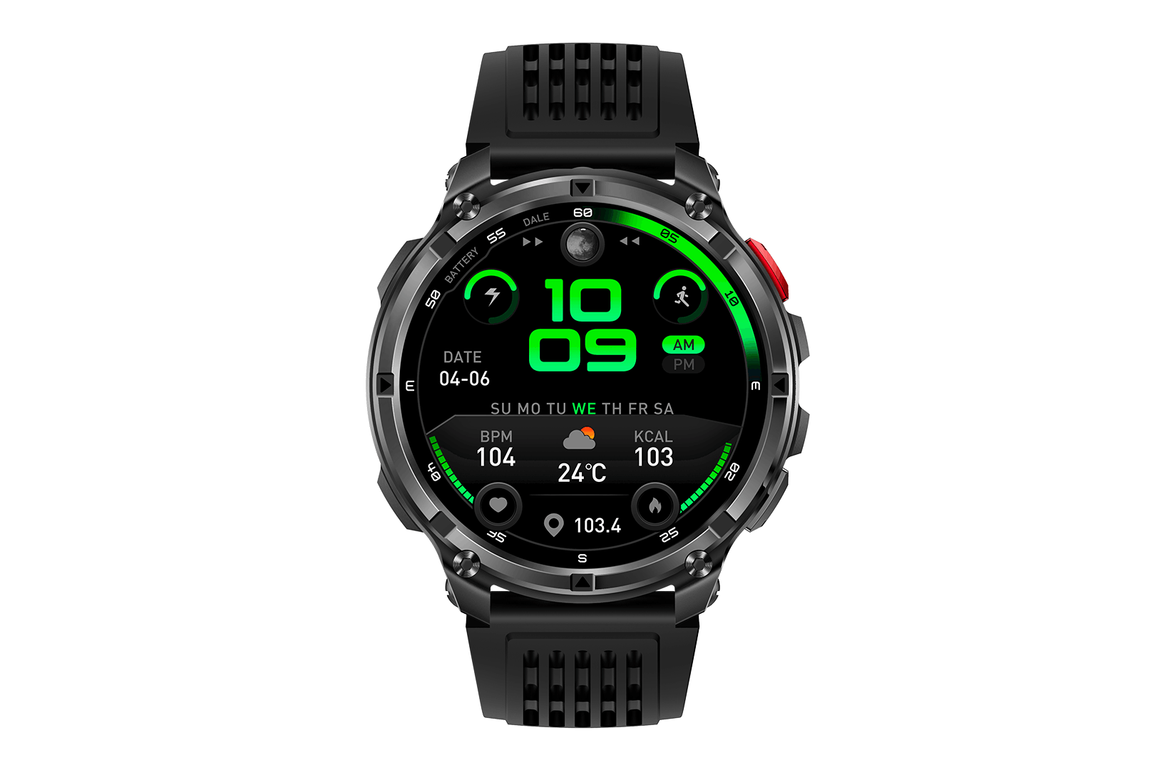 Xplorer Fit Pro black smart watch