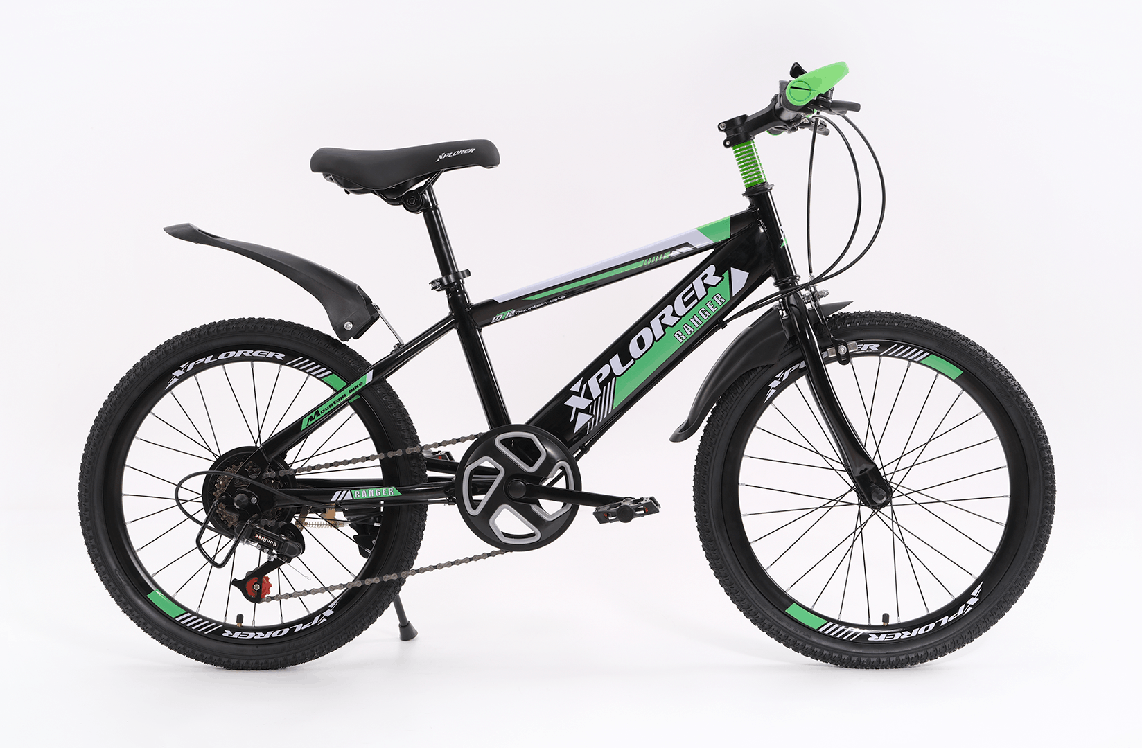 Kids bicycle Xplorer Ranger black-green 20"