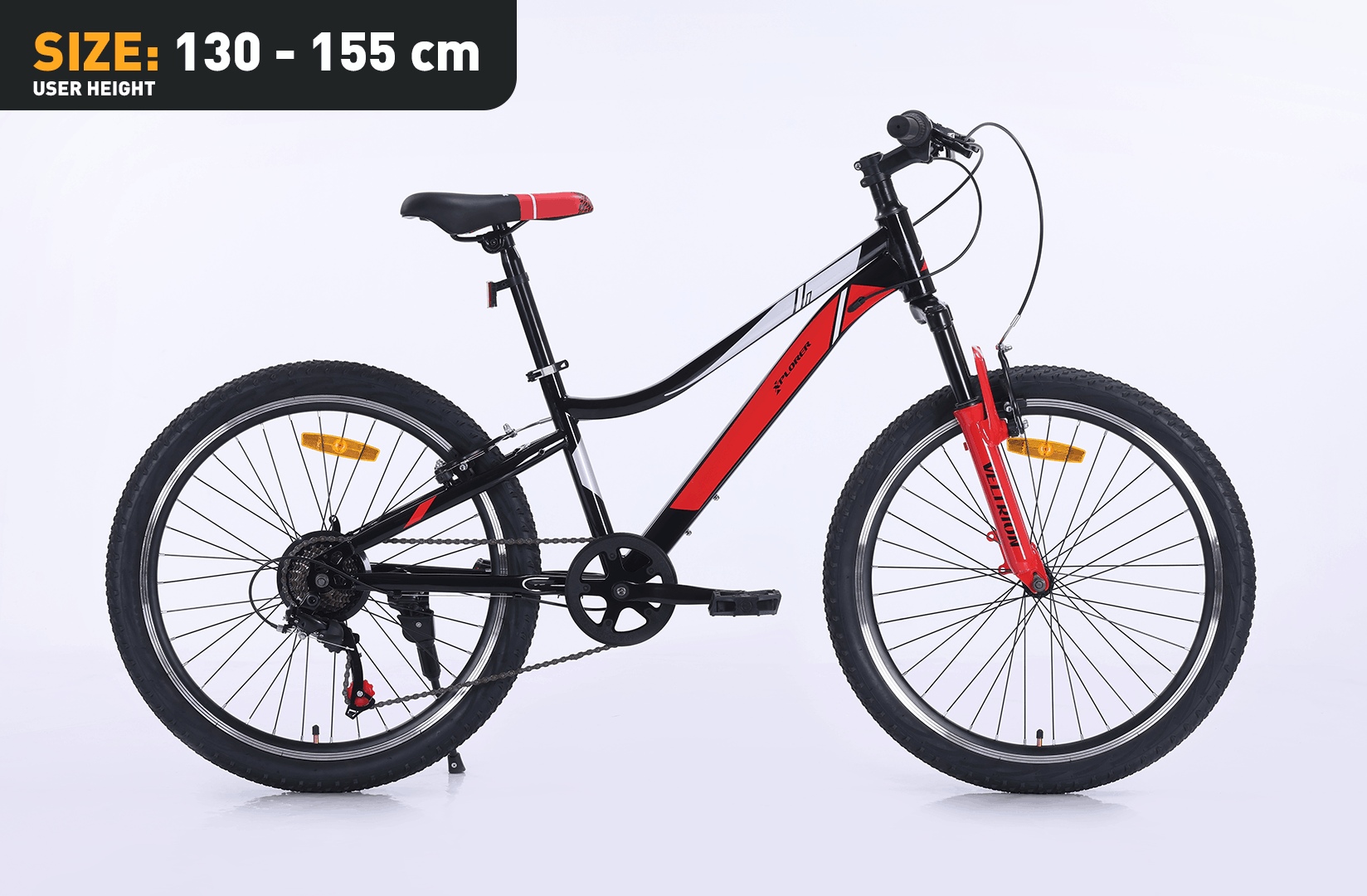 Dječji bicikl Xplorer VELTRION Black-Red 24"