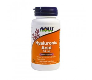 Now Foods Hyaluronic Acid 50mg + MSM (60) Standard