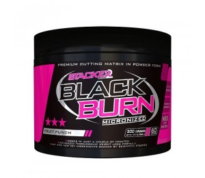 Stacker2 Black Burn Micronized (300g) Green Apple