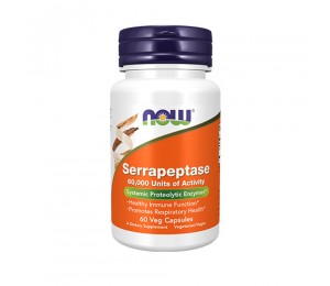 Now Foods Serrapeptase (60 vcaps) Unflavoured