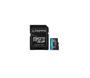 Kingston 128GB micSDHC Canvas Go Plus 170R/90W+ADP128GB microSD Go Plus 170R/90MB/s read/write