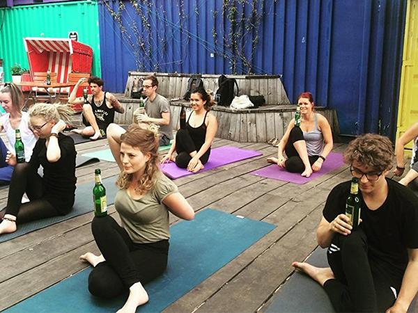 beer yoga